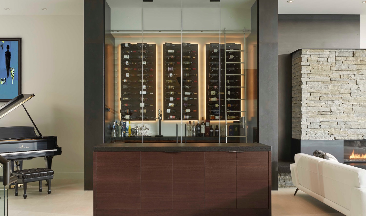 Contemporary Wine Cellar